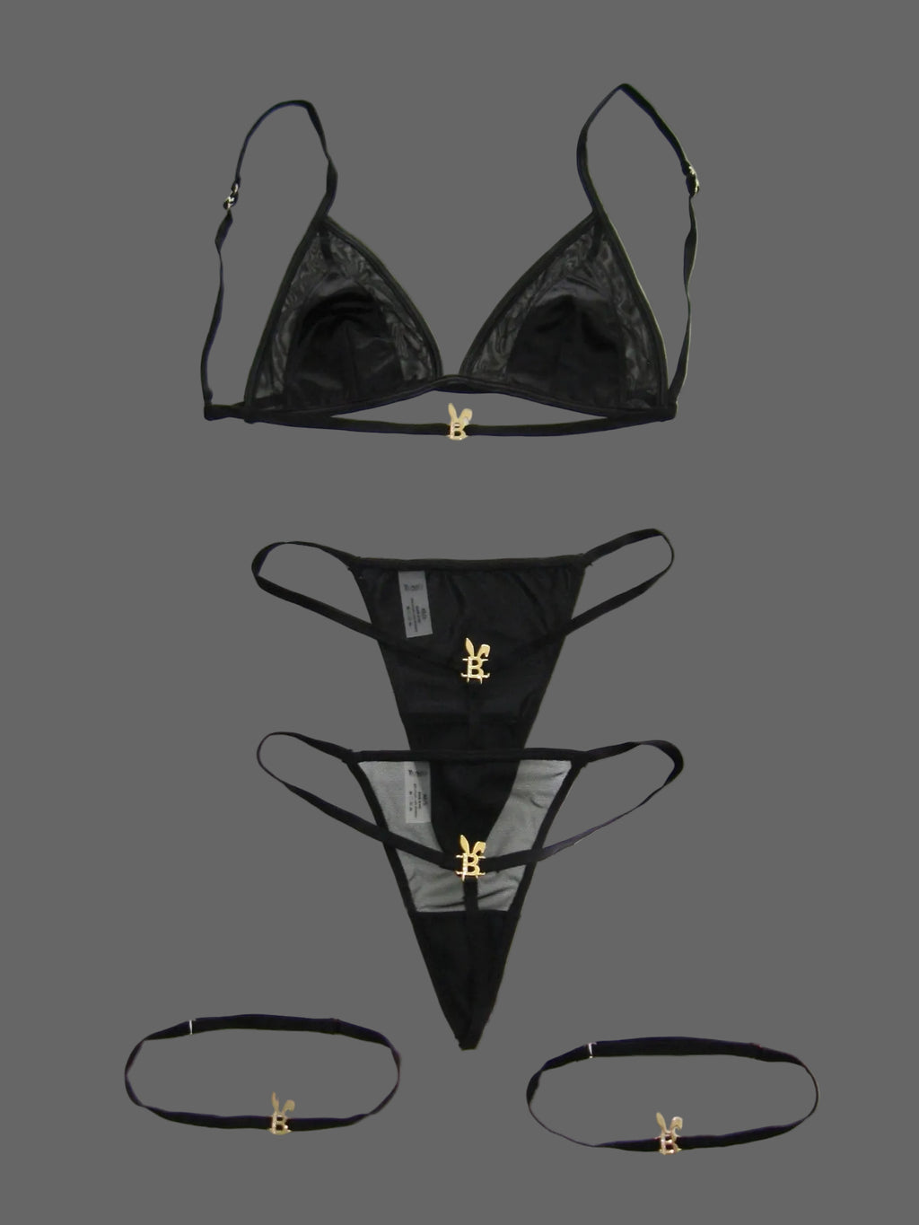 LINGERIE SET IN BLACK