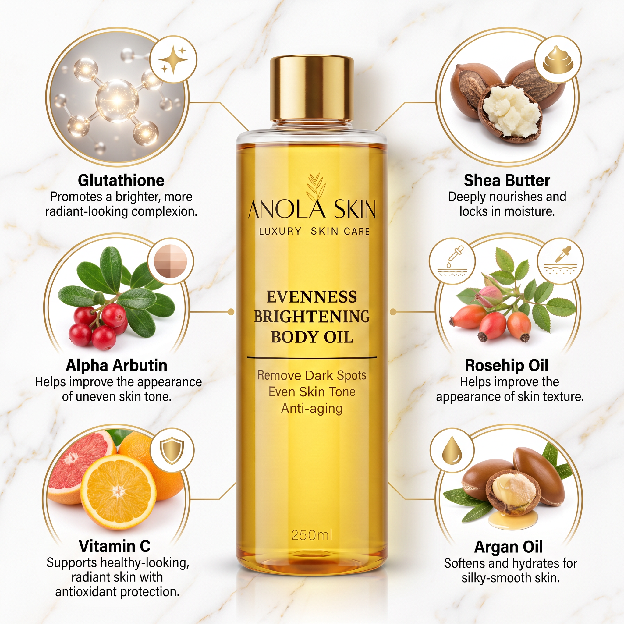 Evenness Brightening Body Oil