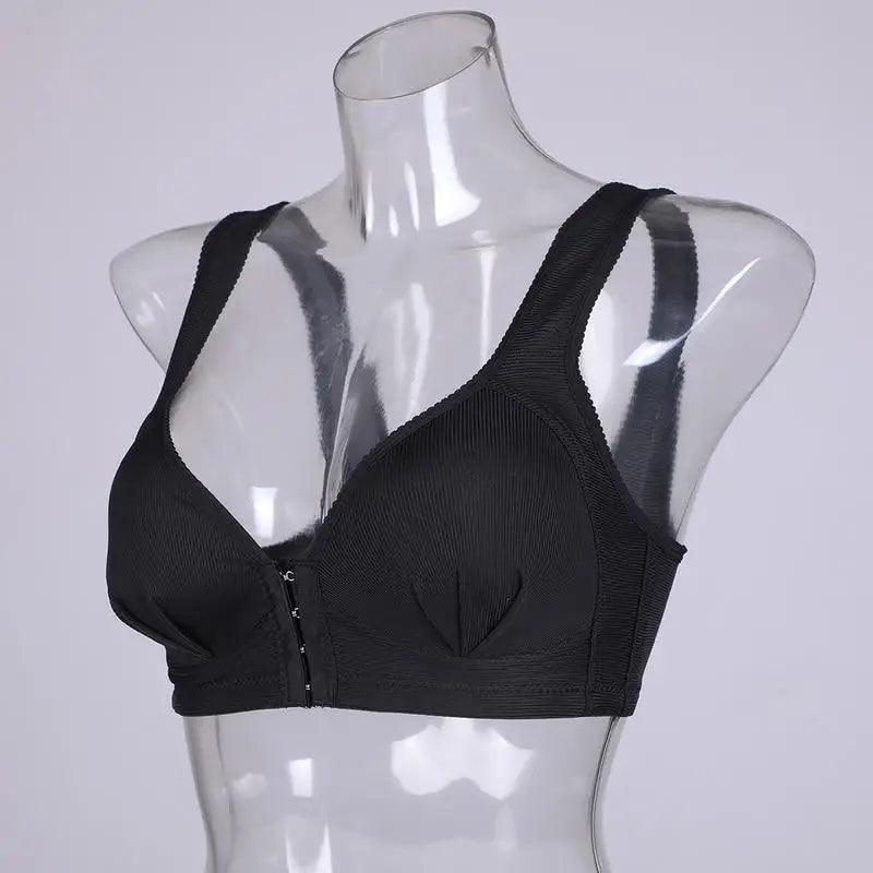 Seamless Front-Closure Push-Up Bra