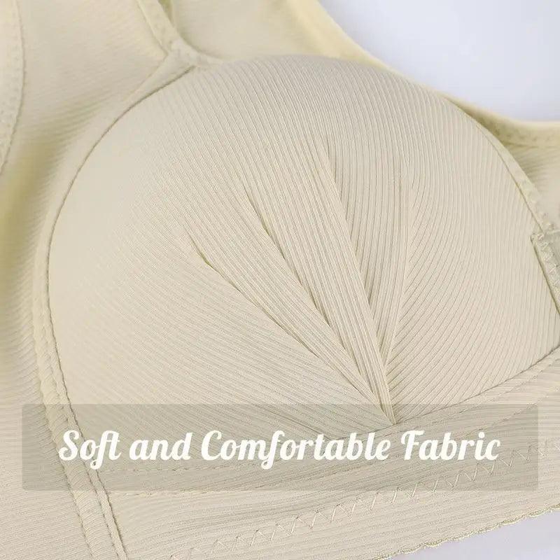 Seamless Front-Closure Push-Up Bra