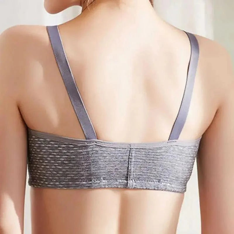 Seamless Front-Closure Push-Up Bra