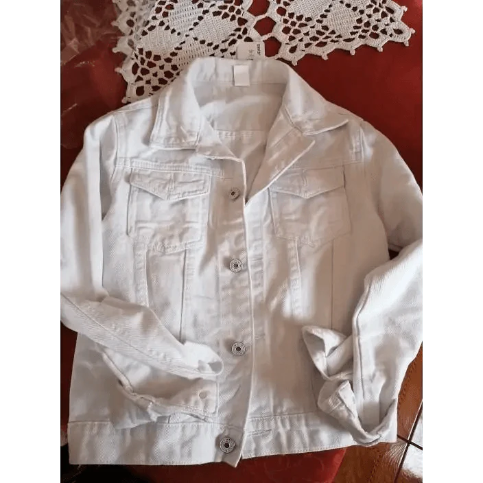 Women Solid Denim Jacket Women Short Overcoat